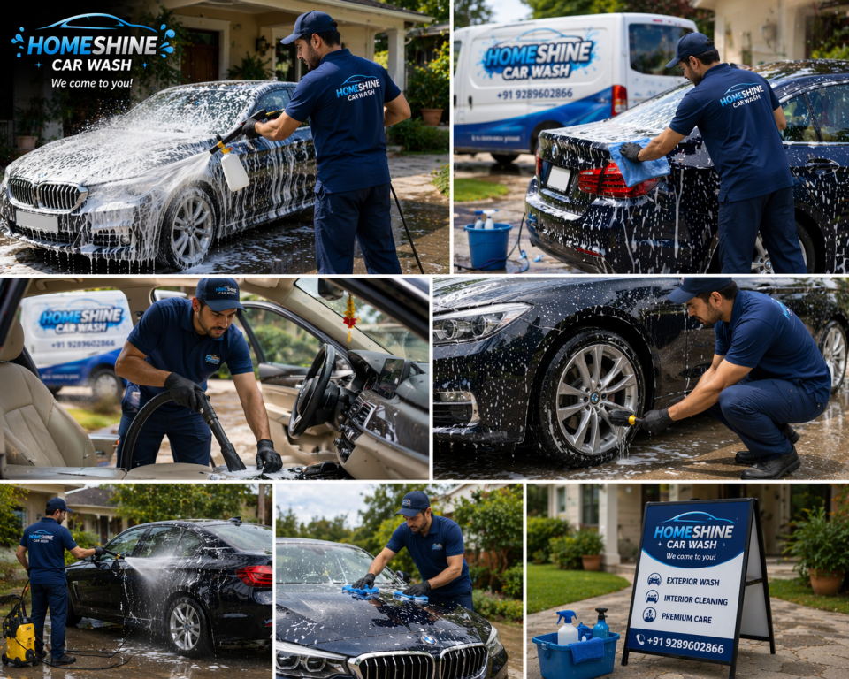 Professional car wash at home